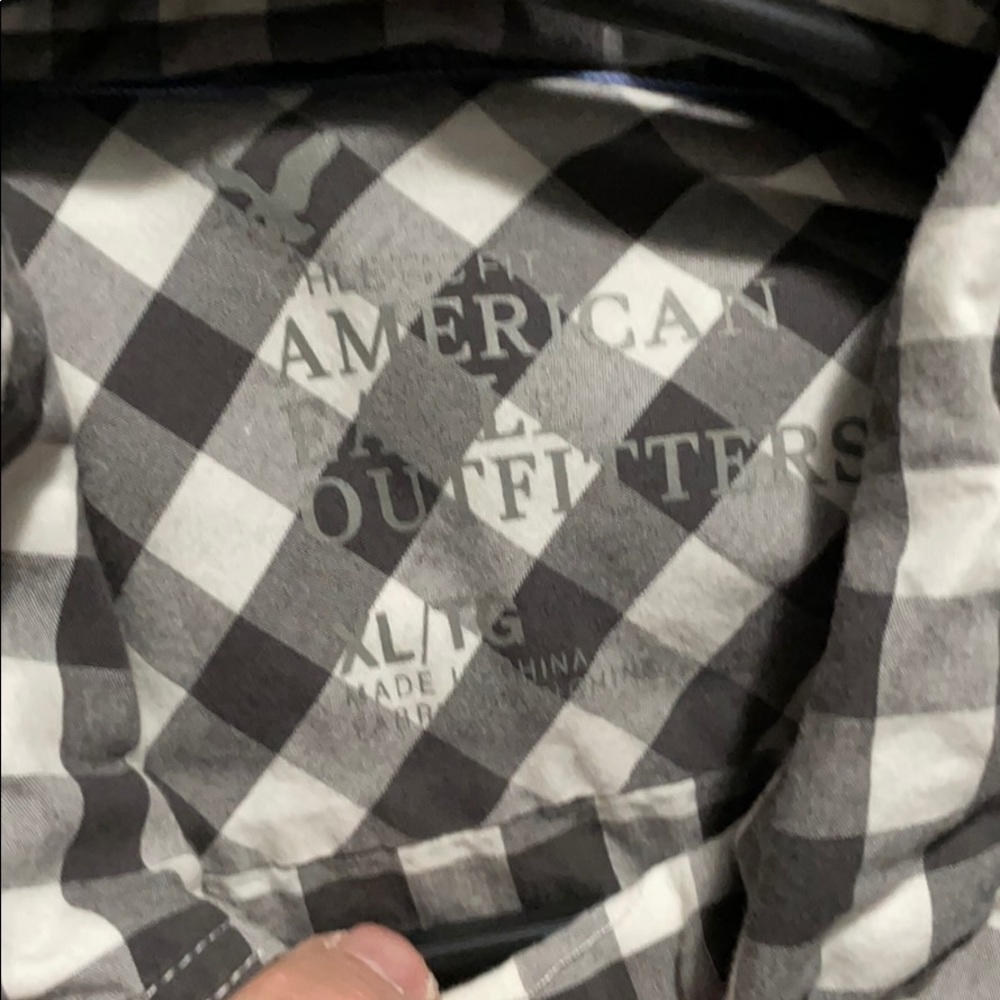 American eagle athletic fit plaid shirt - Picture 2 of 2